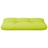 Coussin de palette vert vif 80x40x12 cm tissu 