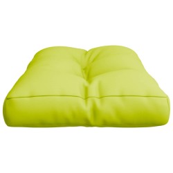 Coussin de palette vert vif 80x40x12 cm tissu 