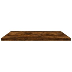 Étagères murales 4 pcs chêne fumé 40x40x1,5cm bois d'ingénierie 