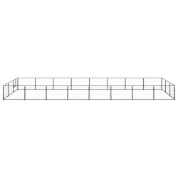 Chenil Noir 24 m² Acier 