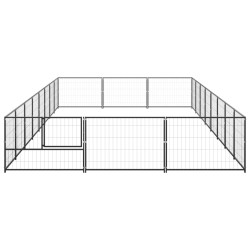 Chenil Noir 24 m² Acier 