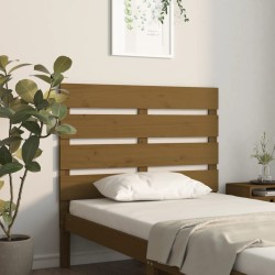 Tête de lit Marron miel 75x3x80 cm Bois massif de pin 