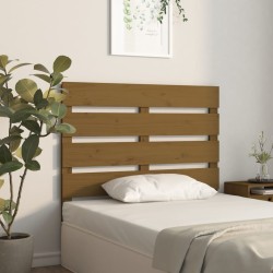 Tête de lit Marron miel 75x3x80 cm Bois massif de pin 
