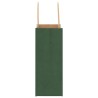 Sacs en papier 50 pcs avec poignées vert 15x8x21 cm 