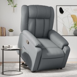 Fauteuil inclinable Gris Similicuir 