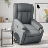 Fauteuil inclinable Gris Similicuir 