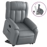 Fauteuil inclinable Gris Similicuir 