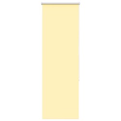 Store enrouleur occultant jaune largeur du tissu 50,7 cm 