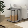 Table d'appoint Sonoma gris 50x35x52 cm Bois d'ingénierie 