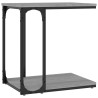 Table d'appoint Sonoma gris 50x35x52 cm Bois d'ingénierie 