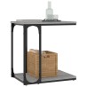 Table d'appoint Sonoma gris 50x35x52 cm Bois d'ingénierie 