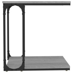 Table d'appoint Sonoma gris 50x35x52 cm Bois d'ingénierie 
