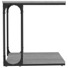 Table d'appoint Sonoma gris 50x35x52 cm Bois d'ingénierie 