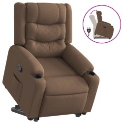 Fauteuil inclinable Marron Tissu 
