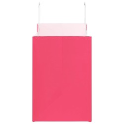 Sacs en papier 50 pcs avec poignées rose 32x17x25 cm 