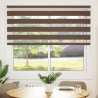 Store zèbre marron 165x100cm largeur du tissu 160,9cm polyester 