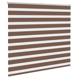 Store zèbre marron 165x100cm largeur du tissu 160,9cm polyester 