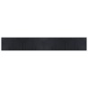 Tapis rectangulaire noir 60x400 cm bambou 
