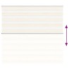 Store zèbre beige marbré largeur du tissu 160,9 cm polyester 
