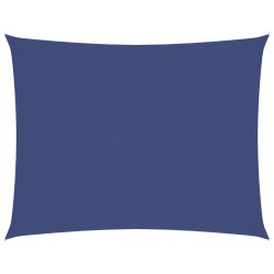 Voile de parasol tissu oxford rectangulaire 2,5x4 m bleu 
