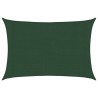 Voile d'ombrage 160 g/m² Vert foncé 3x4 m PEHD 