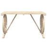 Ensemble à manger de jardin 3 pcs bois de sapin massif 