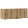 Ensemble de meuble TV mural 7 pcs chêne artisanal 