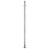 Douche de jardin avec base gris 220 cm Acier inoxydable 