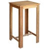 Table et chaises de bar 3 pcs Bois d'acacia massif 