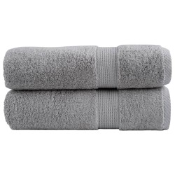 Essuie-mains de qualité supérieure SOLUND 2 pcs gris 600 g/m² 