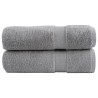 Essuie-mains de qualité supérieure SOLUND 2 pcs gris 600 g/m² 