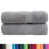 Essuie-mains de qualité supérieure SOLUND 2 pcs gris 600 g/m² 
