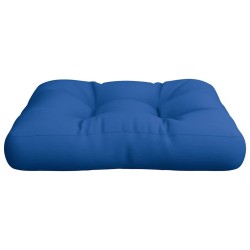 Coussin de palette bleu 58x58x10 cm tissu 
