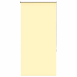 Store enrouleur occultant jaune largeur du tissu 65,7 cm 