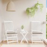 Coussins de chaise jardin lot de 2 taupe 40x40x4cm tissu oxford 