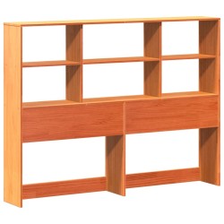 Cadre de lit sans matelas cire marron 150x200cm bois pin massif 