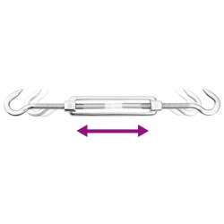 Jeu d'accessoires de voile d'ombrage 8 pcs Acier inoxydable 