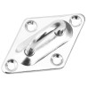 Jeu d'accessoires de voile d'ombrage 8 pcs Acier inoxydable 