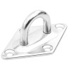Jeu d'accessoires de voile d'ombrage 8 pcs Acier inoxydable 