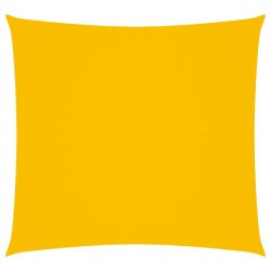 Voile de parasol tissu oxford carré 2,5x2,5 m jaune 