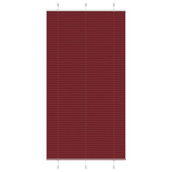 Store plissé rouge bordeaux 110x200 cm largeur du tissu 109,4cm 