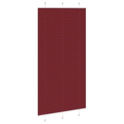 Store plissé rouge bordeaux 110x200 cm largeur du tissu 109,4cm 