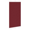 Store plissé rouge bordeaux 110x200 cm largeur du tissu 109,4cm 
