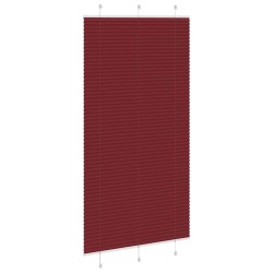 Store plissé rouge bordeaux 110x200 cm largeur du tissu 109,4cm 