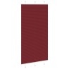 Store plissé rouge bordeaux 110x200 cm largeur du tissu 109,4cm 