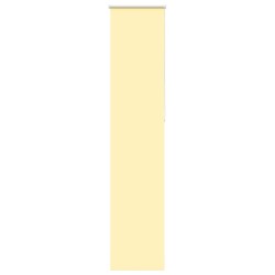 Store enrouleur occultant jaune largeur du tissu 55,7 cm 