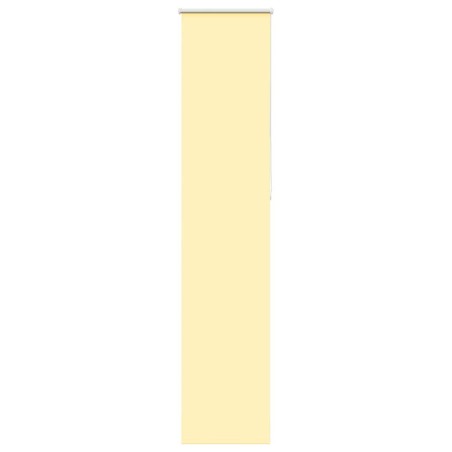 Store enrouleur occultant jaune largeur du tissu 55,7 cm 