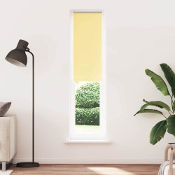 Store enrouleur occultant jaune largeur du tissu 55,7 cm 