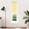 Store enrouleur occultant jaune largeur du tissu 55,7 cm 