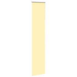 Store enrouleur occultant jaune largeur du tissu 55,7 cm 